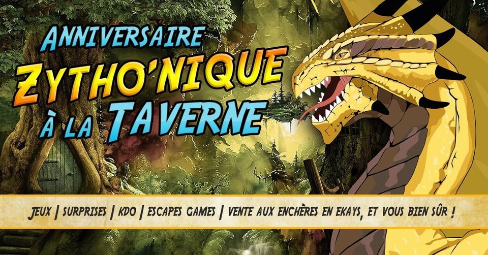 Anniversaire Zythonique à la taverne